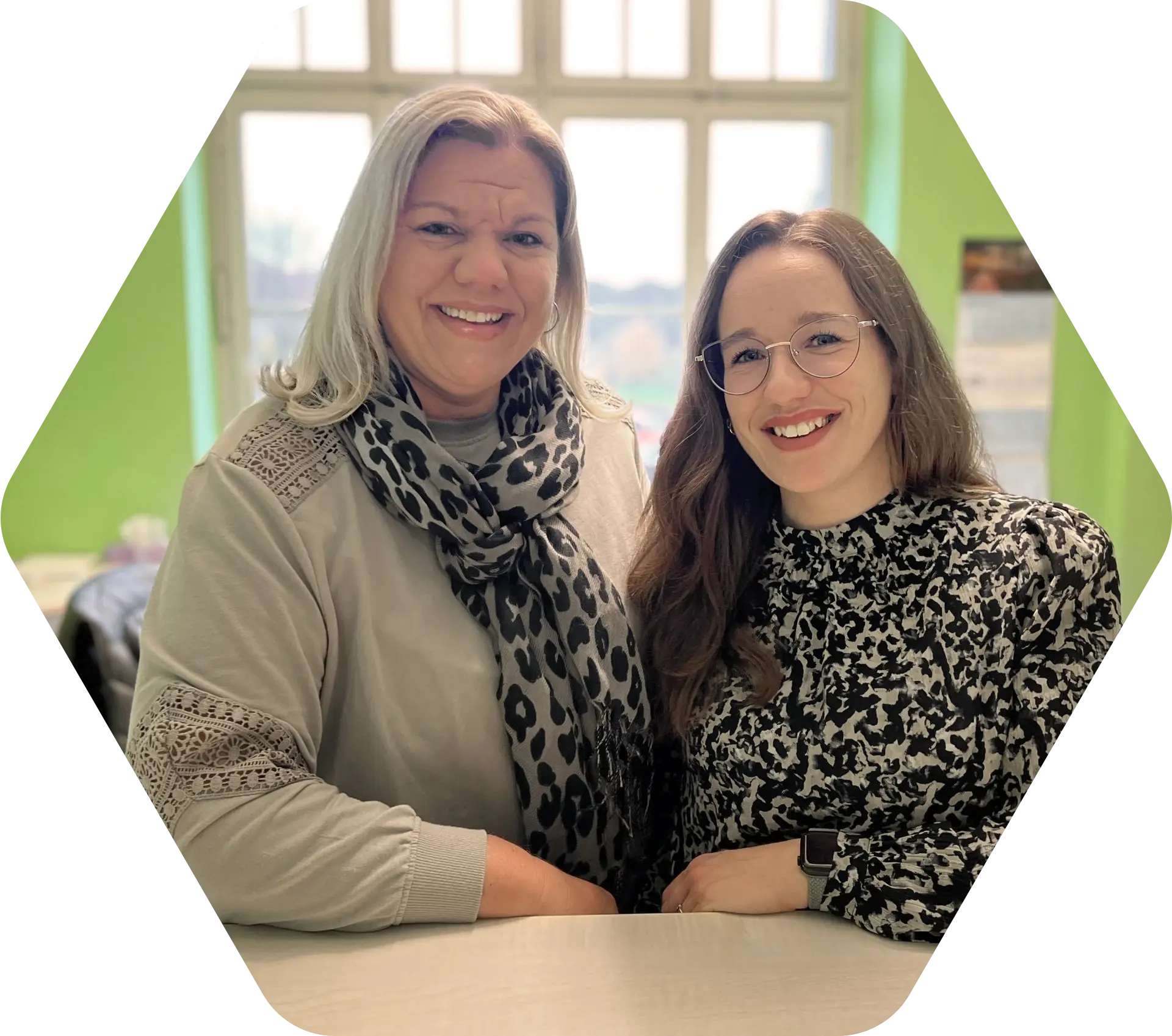 Rebecca Weber und Lara Fischer